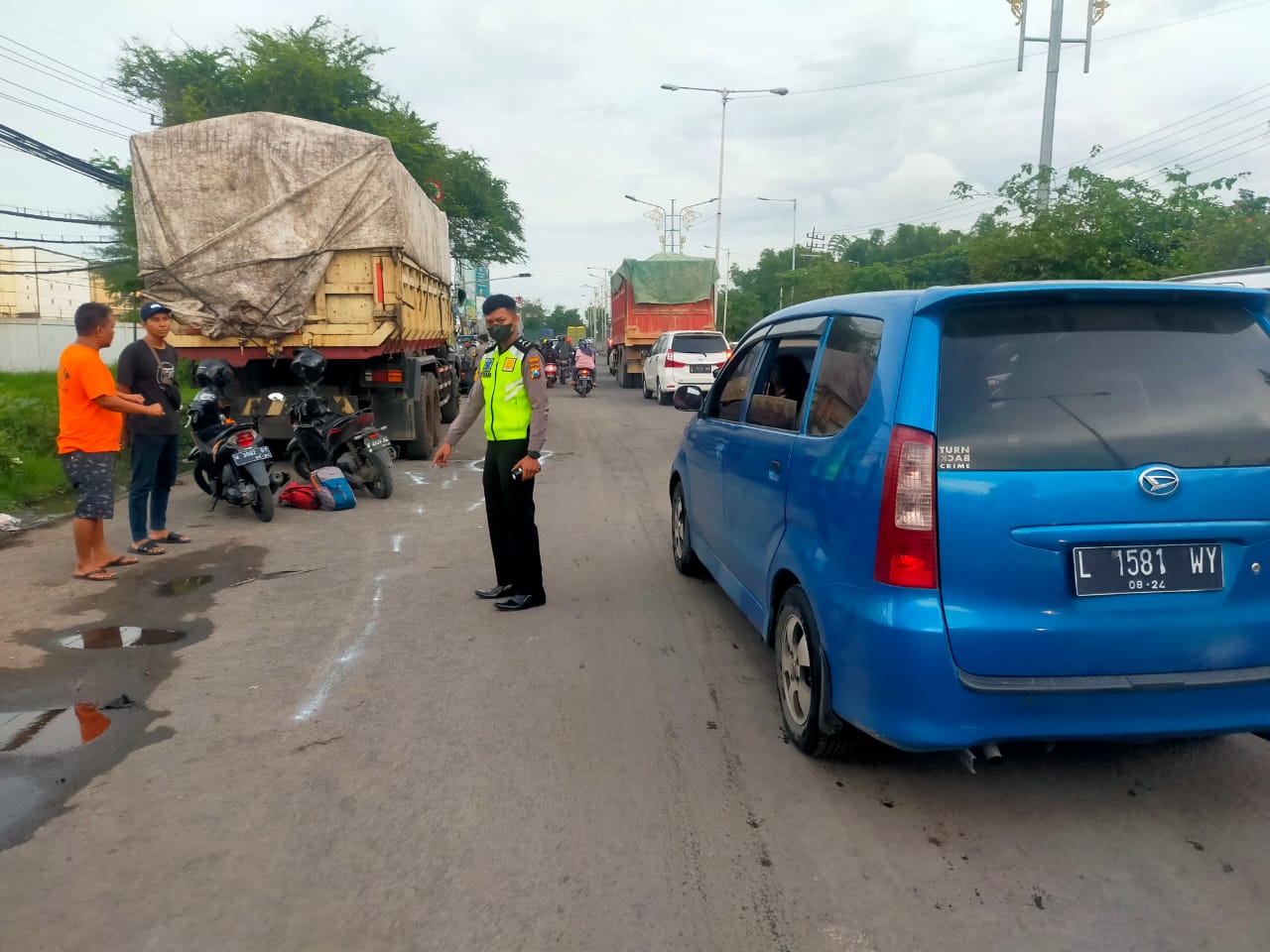 Kecelakaan Lalu Lintas di Gresik, Seorang Remaja Meninggal Dunia Terlindas Truk, Begini Kronologinya