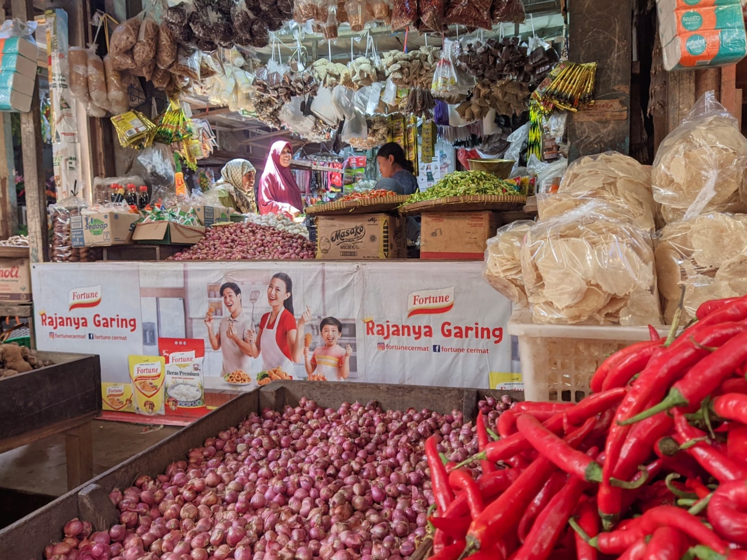 Harga Bawang Merah Bawang Putih Naik di Pasar Bojonegoro, Harga Telur Ayam Turun