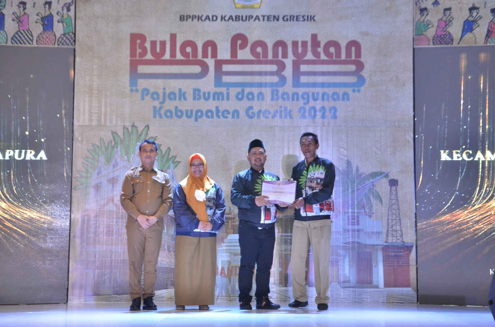 Perolehan Pajak Bumi Bangunan Kabupaten Gresik Tahun Ini Telah Melampaui Target