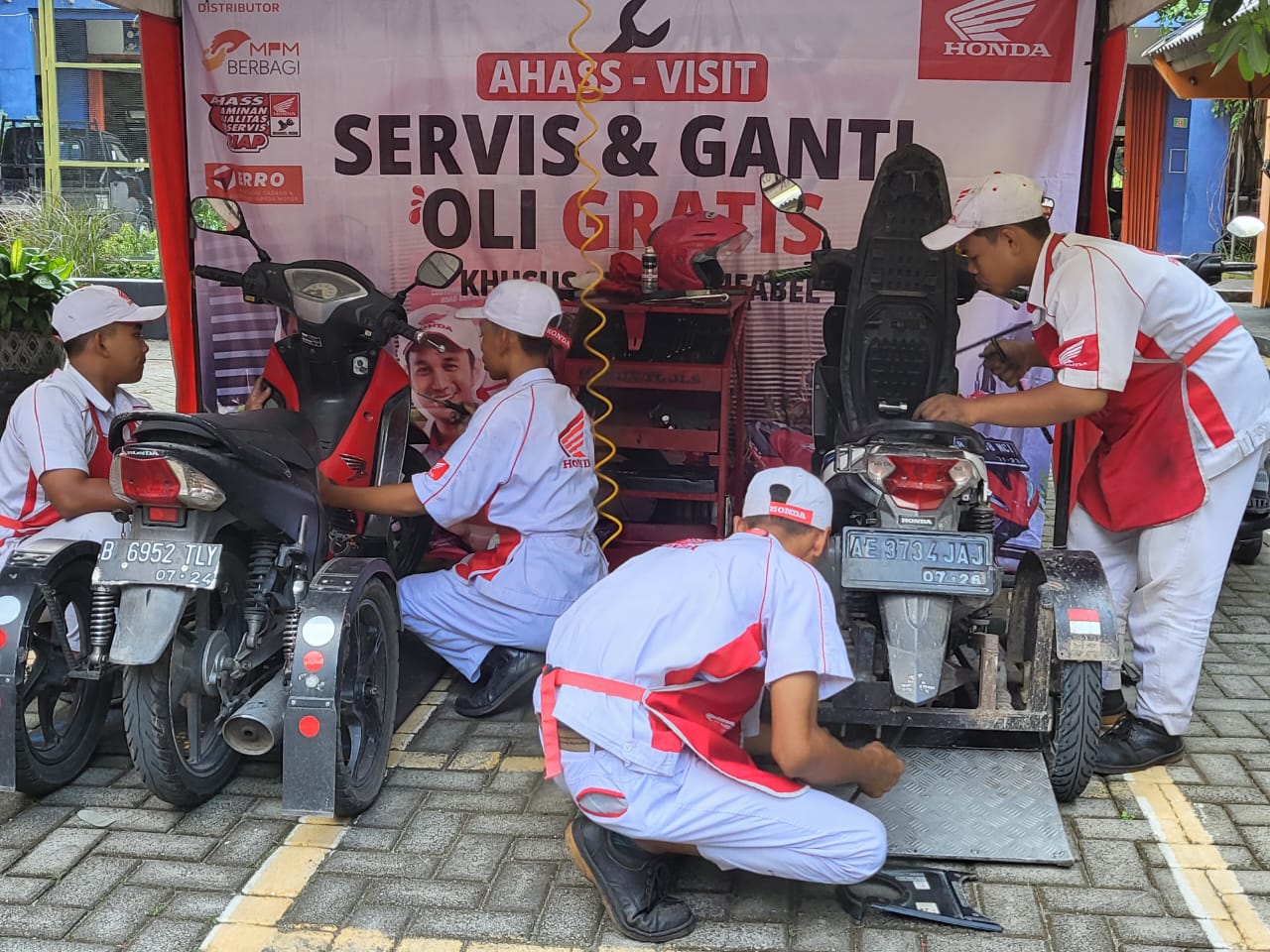 Mekanik Penyandang Disabilitas Dapat Pelatihan dari MPM Honda Jatim