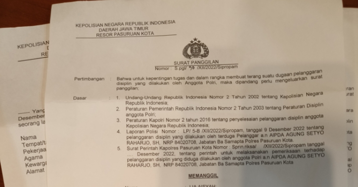 Laporan Kasus Salah Gerebek di Pasuruan, Polda Jatim : Kita Proses