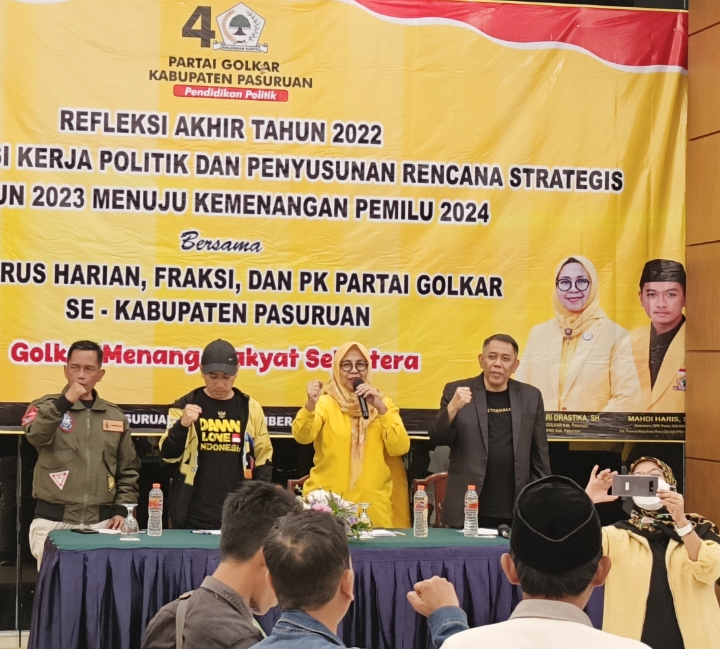 Evaluasi Kerja Politik, Partai Golkar Bidik 10 Kursi DPRD Kab. Pasuruan