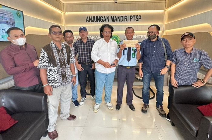 Perkara Tambang Ilegal Bulusari Proses Banding, Perwakilan LSM Datangi Pengadilan Tinggi Jatim