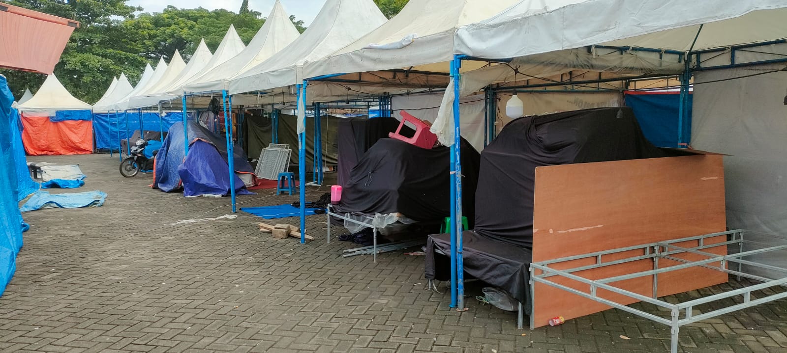 Ditarik Biaya Sewa Rp2 juta, Pedagang di Lokasi Pameran Sambat