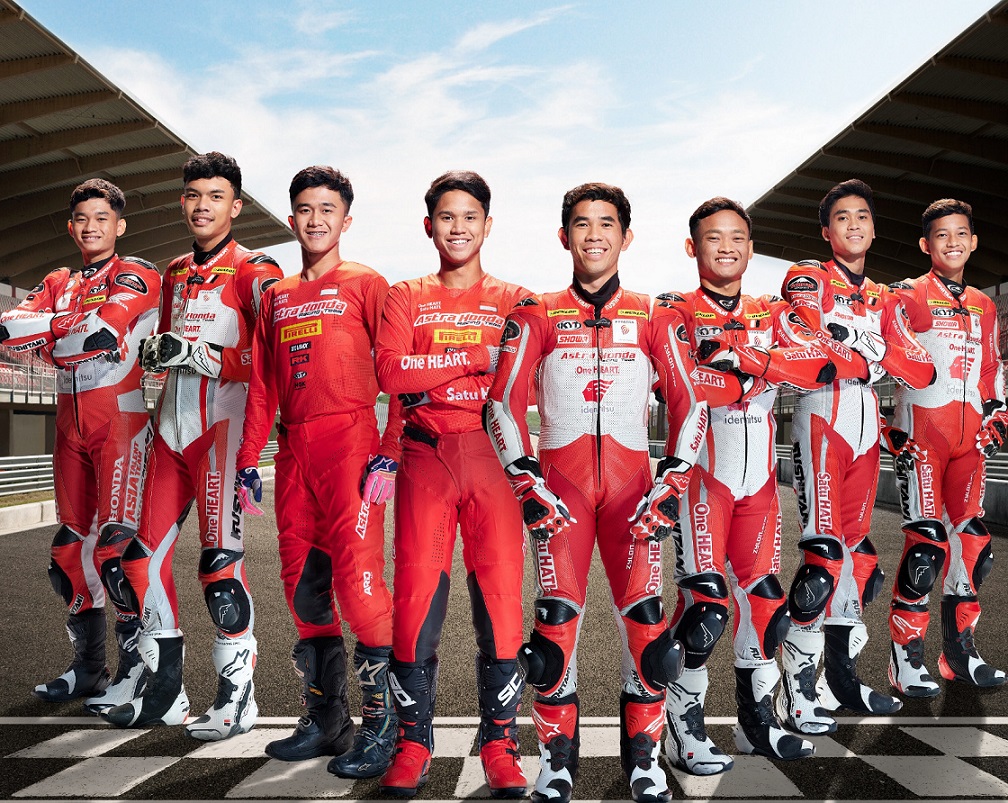 12 Pembalap Honda Siap Berkompetisi di Tingkat Nasional hingga Dunia