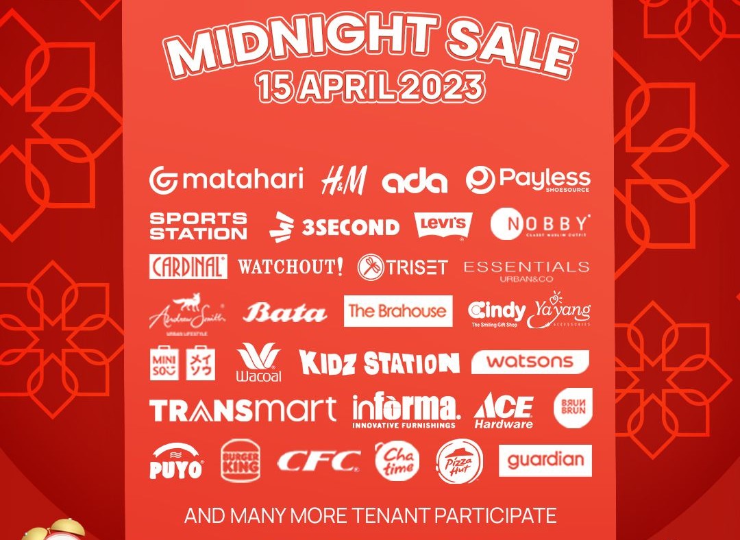Midnight Sale Icon Mall Tawarkan Diskon 80 Persen Hingga Parkir Gratis