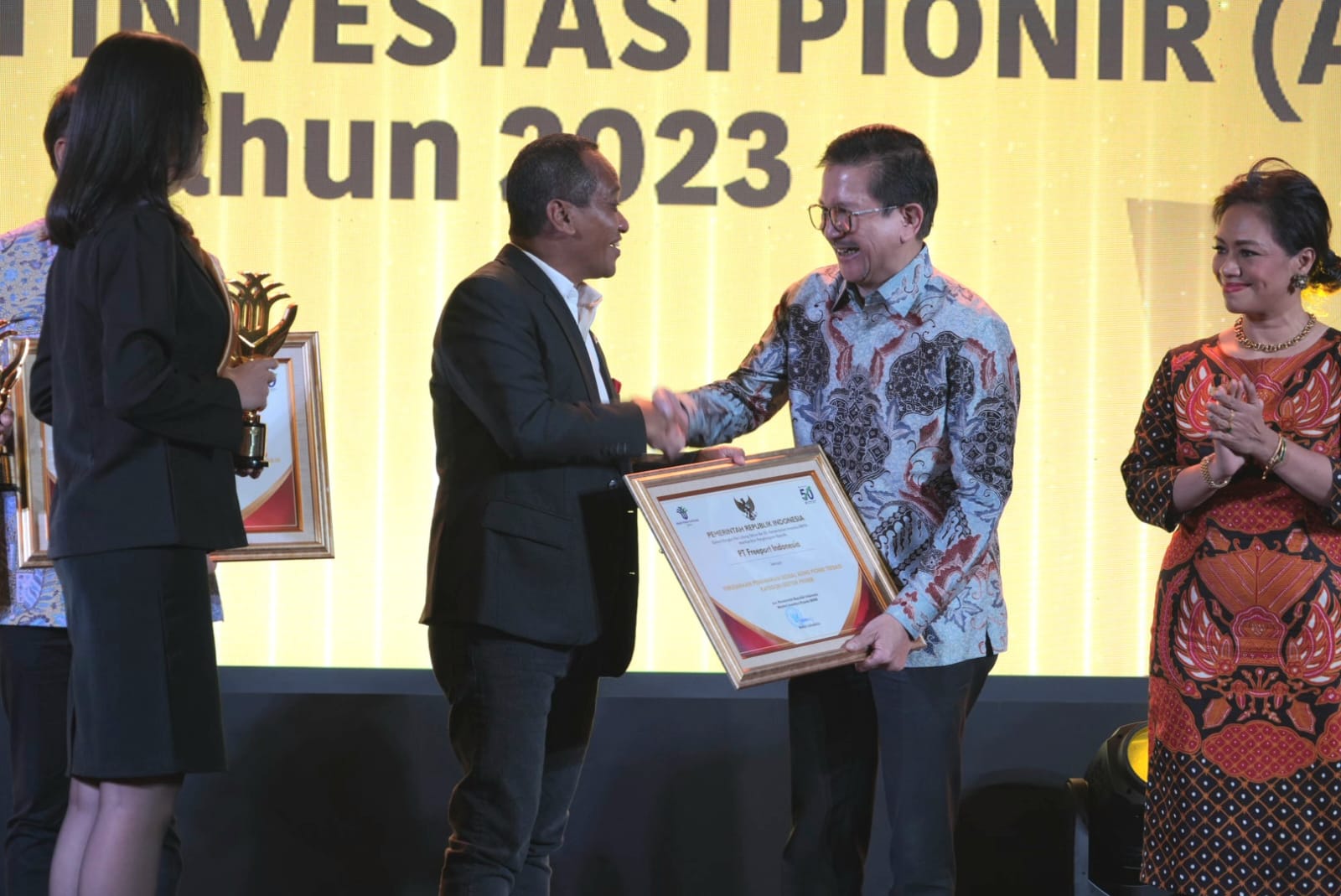 Freeport Indonesia Terima Anugerah Investasi Pionir 2023 dari BKPM