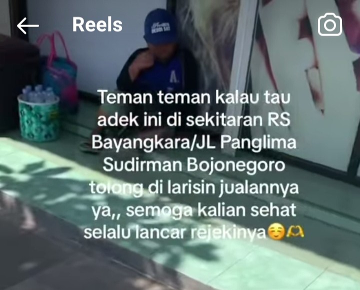 DP3AKB Bojonegoro Telusuri Sosok Bocah Viral Penjual Air Mineral di Jalan Panglima Sudirman