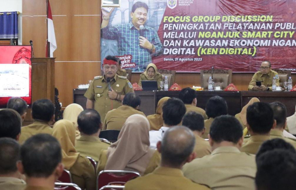 Bupati Nganjuk Berikan WiFi Gratis, antara Jalan A.Yani sampai Alun - Alun Nganjuk (KEN)
