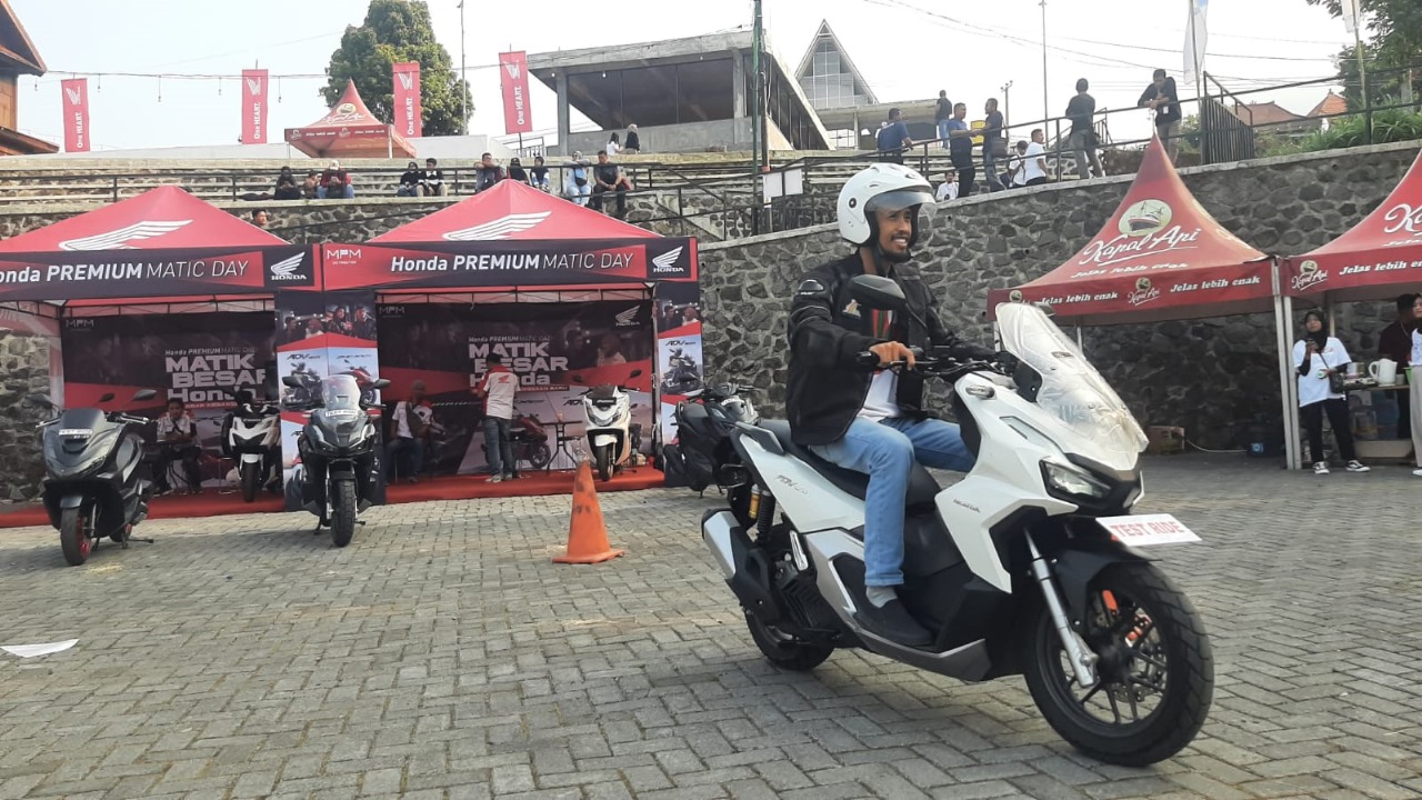 Semarak Honda Premium Matic Day, Ratusan Pengunjung Rasakan Riding Experience Honda Matic