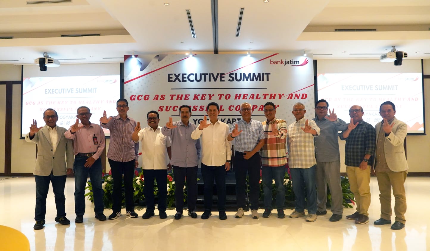 Tingkatkan Nilai Good Corporate Governence, Bank Jatim Selenggarakan Executive Summit 2023