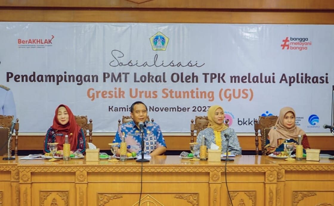 Salah Satu Langkah Pemkab Gresik Berantas Stunting: Luncurkan Aplikasi GUS