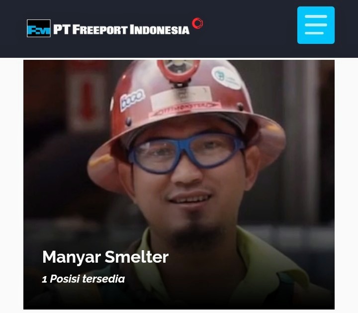 Lowongan Kerja Bagian Gudang di Smelter PT Freeport Gresik, Terbuka Hingga 20 November 2023