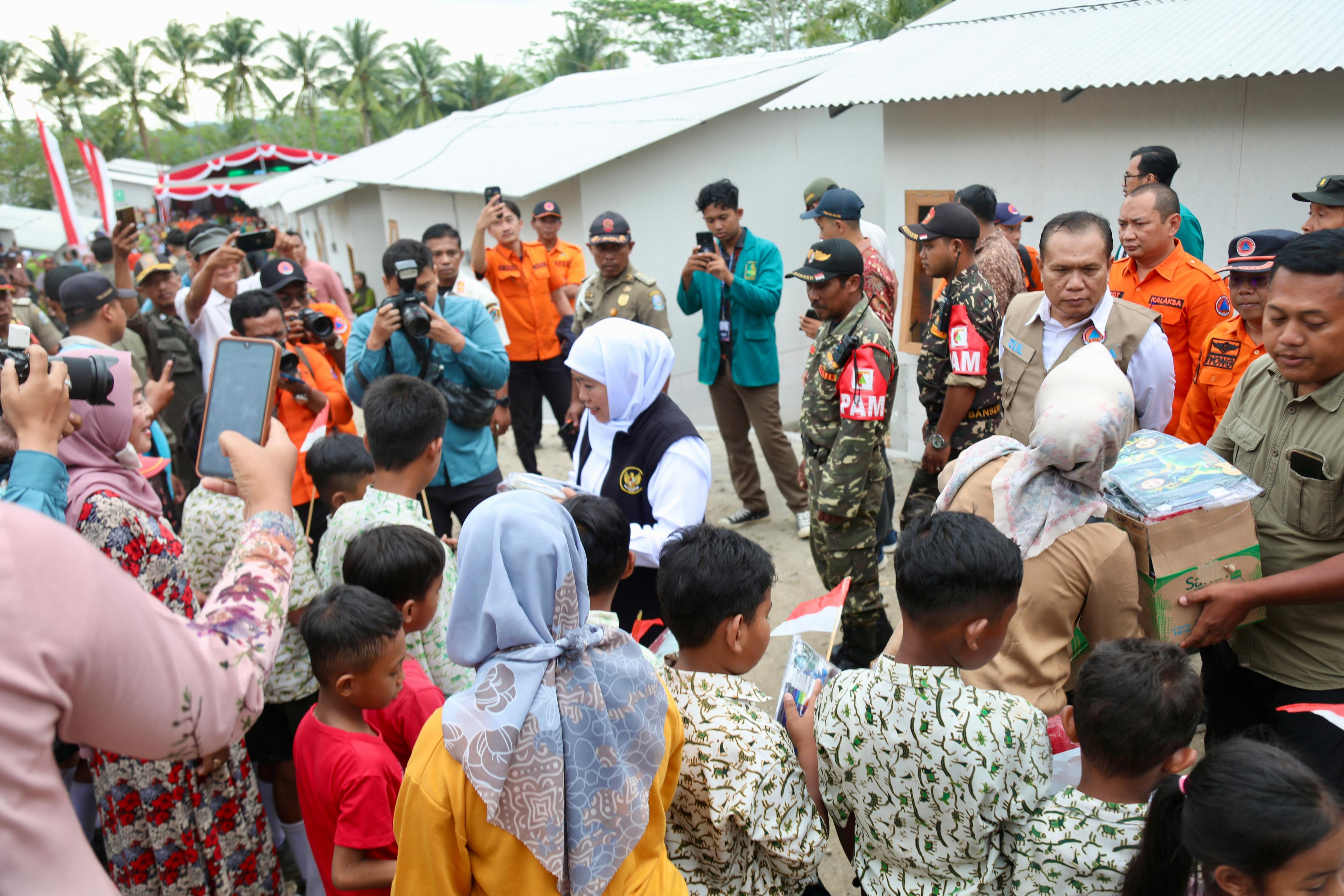 Tanah Gerak di Blitar, Pemprov Siapkan Huntara Puluhan Unit