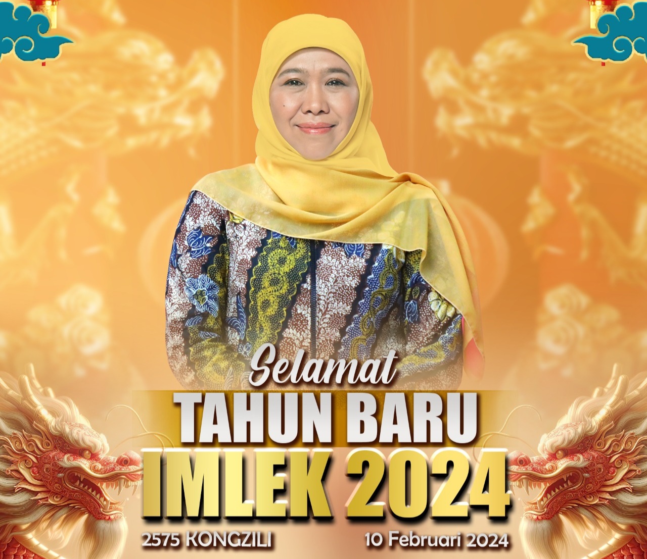 Ini Pesan Penting Gubernur Khofifah di Tahun Baru Imlek 2024