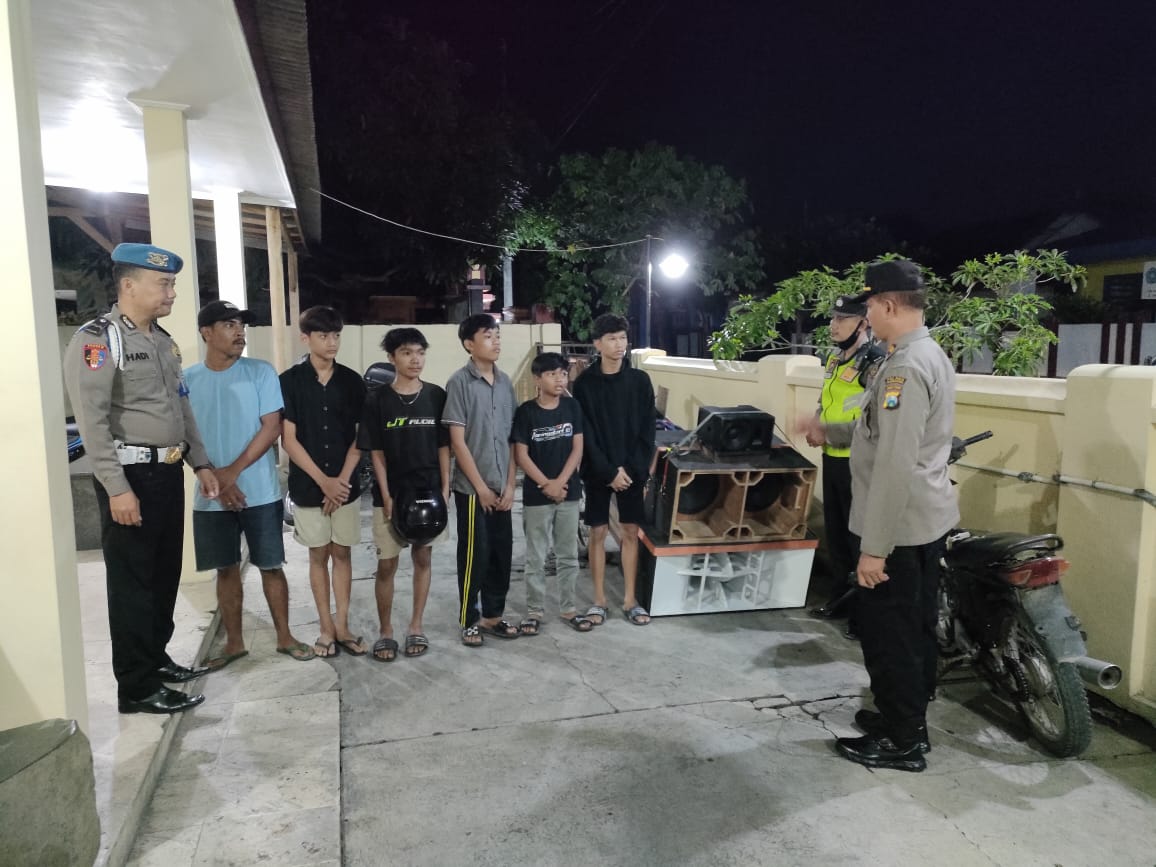 Sahur On The Road Pakai Sound, Sekelompok Pemuda Dicokok Polisi