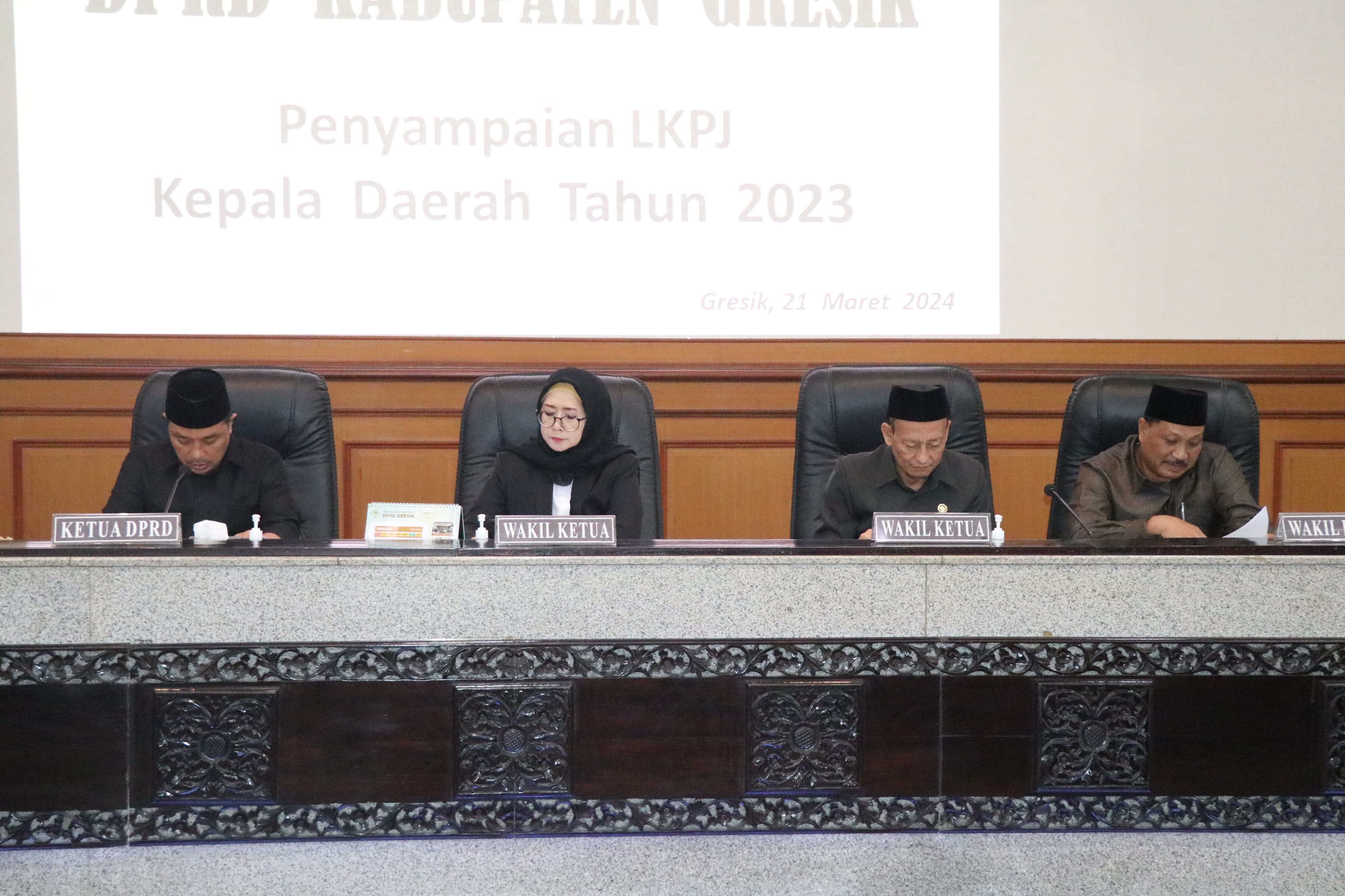 Catatan LKPJ 2023, Ketua DPRD Gresik Desak Pemkab Lebih Rasional Dalam Belanja