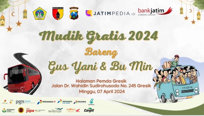 Kuota Mudik Gratis Gresik Terpenuhi, Dishub Siapkan Pemberangkatan