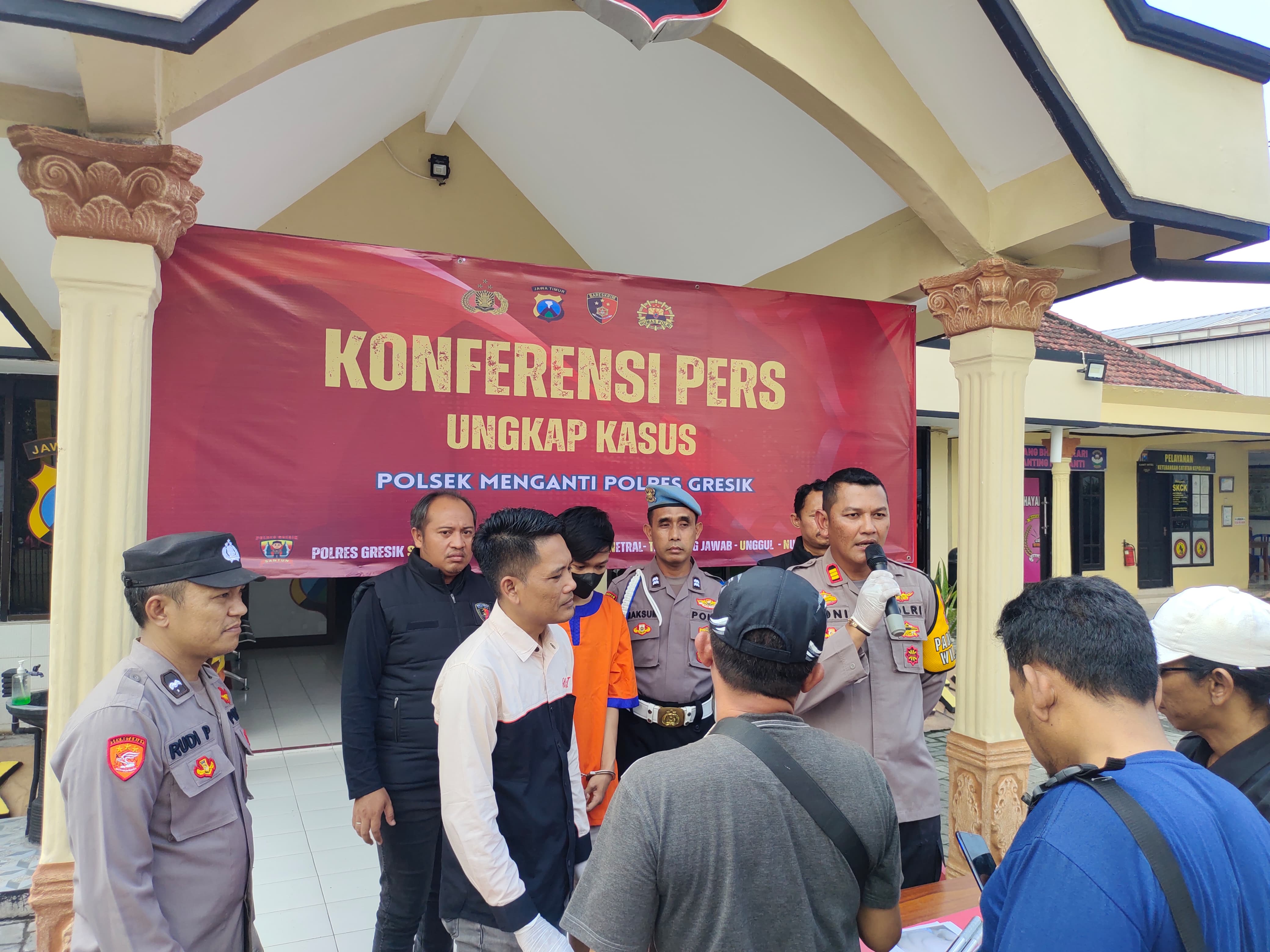 Polsek Menganti Gresik Ungkap Kasus Pengeroyokan Menimpa Warga Setro
