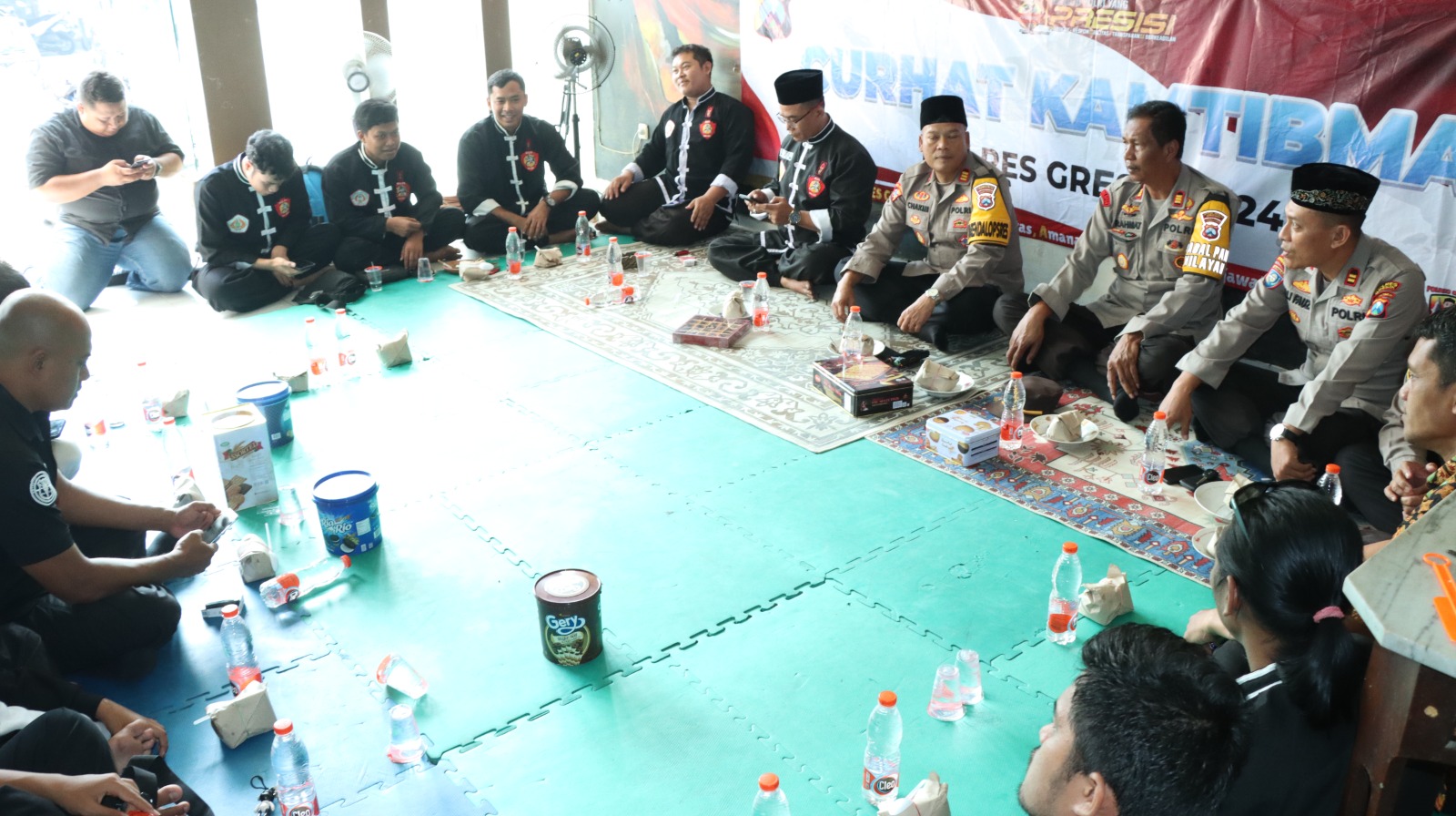 Jumat Curhat Polres Gresik Bersama Perguruan Pencak Silat Kera Sakti