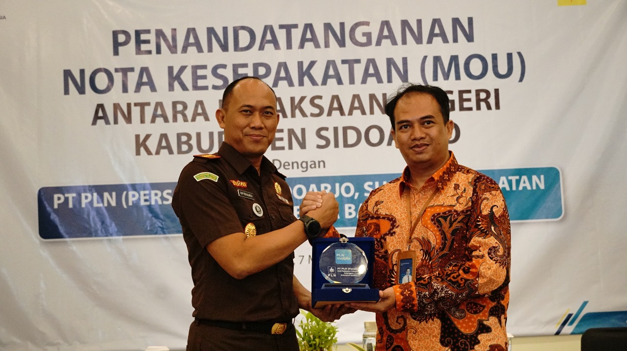 Penandatanganan MoU PLN dan Kejaksaan Negeri Sidoarjo, "Sinergi Membangun Negeri"