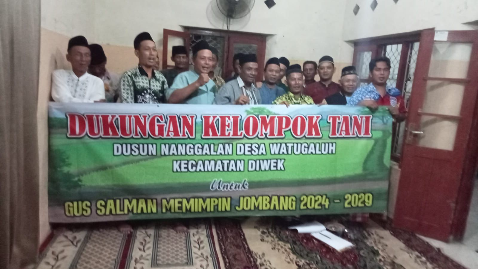 Dianggap Solutif Soal Pertanian, Poktan Desa di Jombang Dukung Gus Salman Maju Pilkada 2024