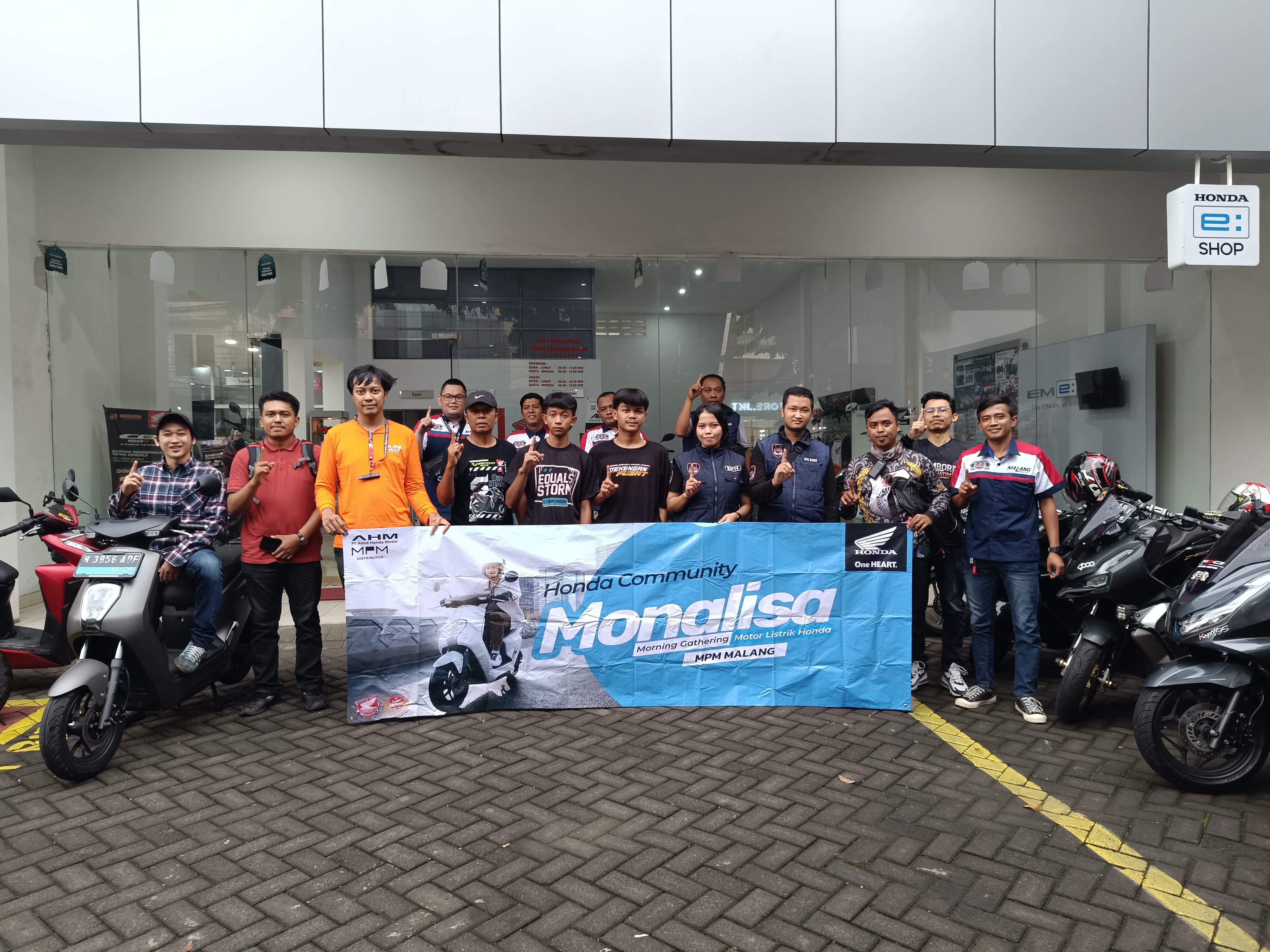 MPM Honda Jatim Kenalkan Honda Em1 e: Kepada Komunitas Honda Malang