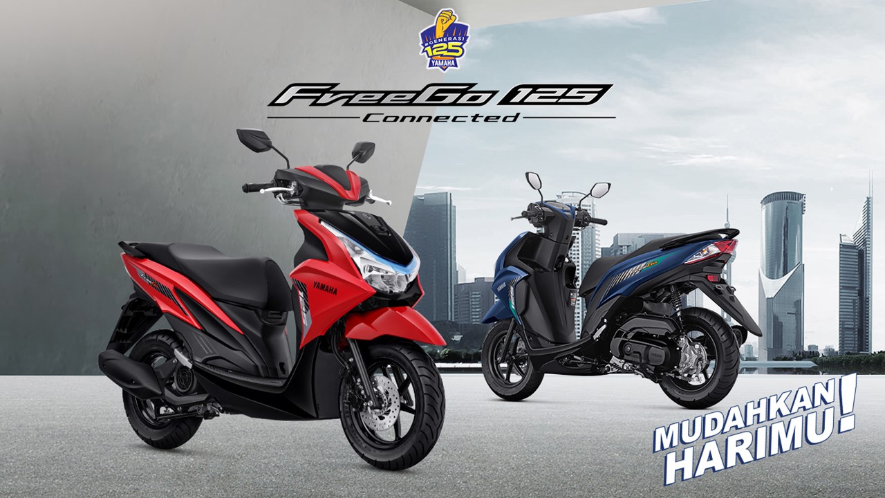 Compact Scooter Yamaha Freego Tampil Gagah dengan Pilihan Warna Baru