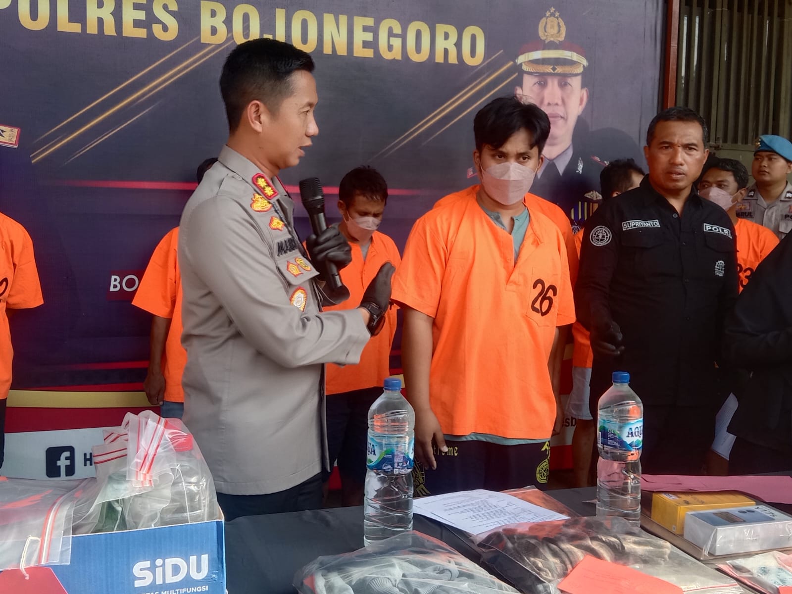Polres Bojonegoro Amankan Pelaku Pencurian Satu Ekor Sapi dan Lima Ekor Kambing di Bojonegoro