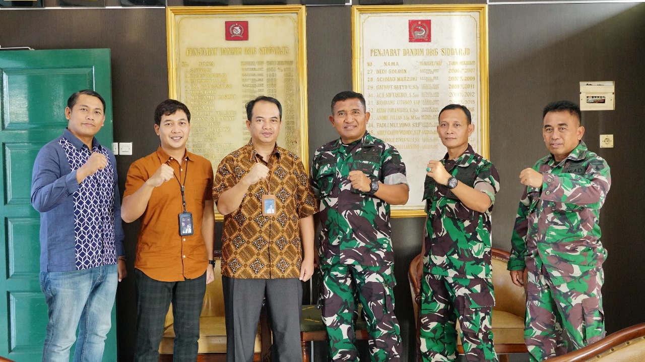 Sinergi dan Kolaborasi PLN UP3 Bersama Kodim 0816 Sidoarjo