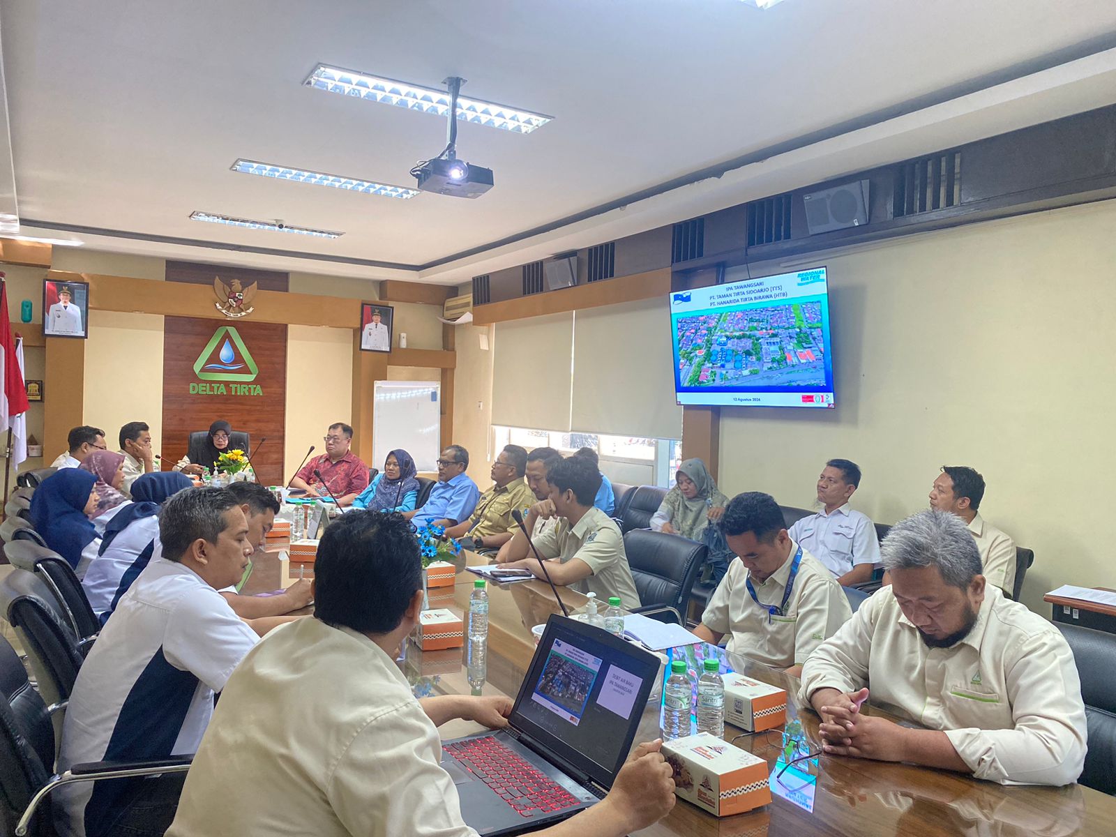 PDAM Sidoarjo Berkoordinasi Antar Instansi untuk Atasi Penurunan Debit dan Kualitas Air Kali Pelayaran