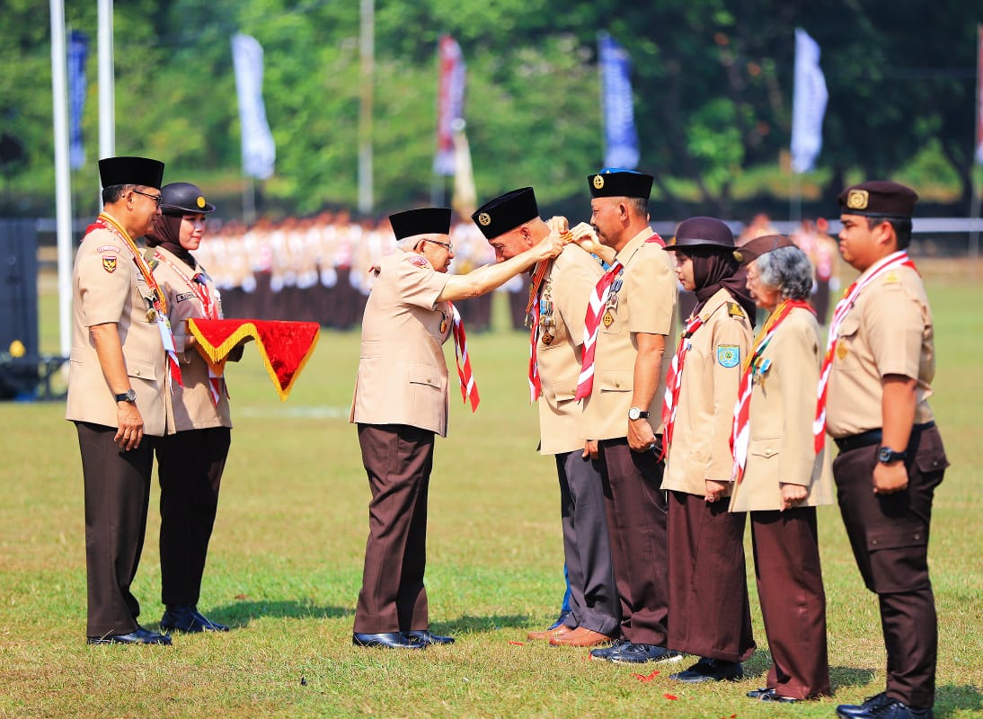 Pj. Sekdaprov Jatim Harapkan Pramuka Garda Terdepan Berjiwa Pancasila Jaga NKRI