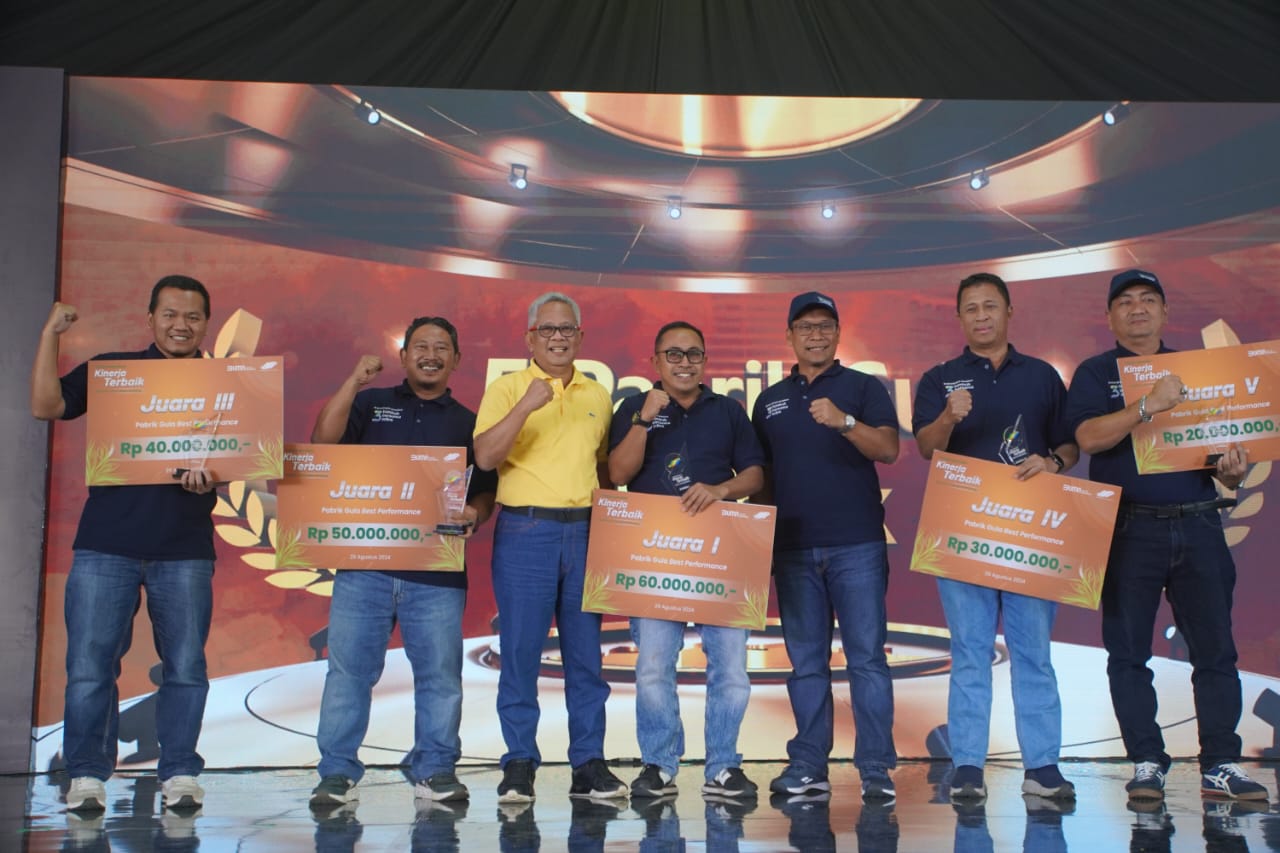 Lima PG SGN, Raih Penghargaan PTPN Group