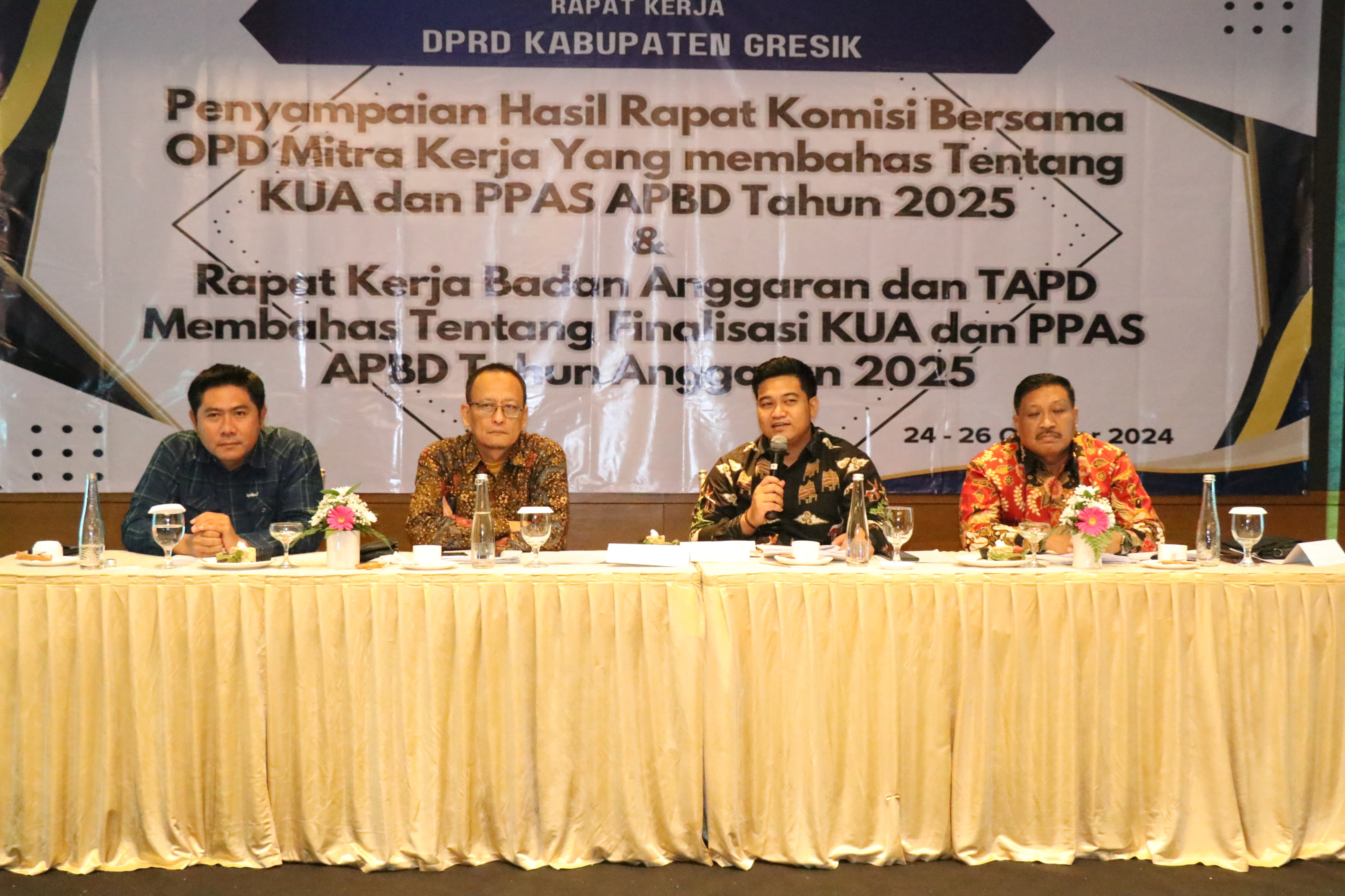 Pendapatan dan Belanja di KUA-PPAS 2025 Kabupaten Gresik Diusulkan Naik, Dewan Tetap Minta Rasional