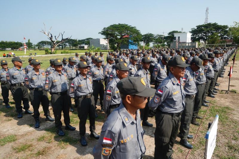 Pj Wali Kota Madiun Sebut Satlinmas Berperan Penting Sukseskan Pilkada