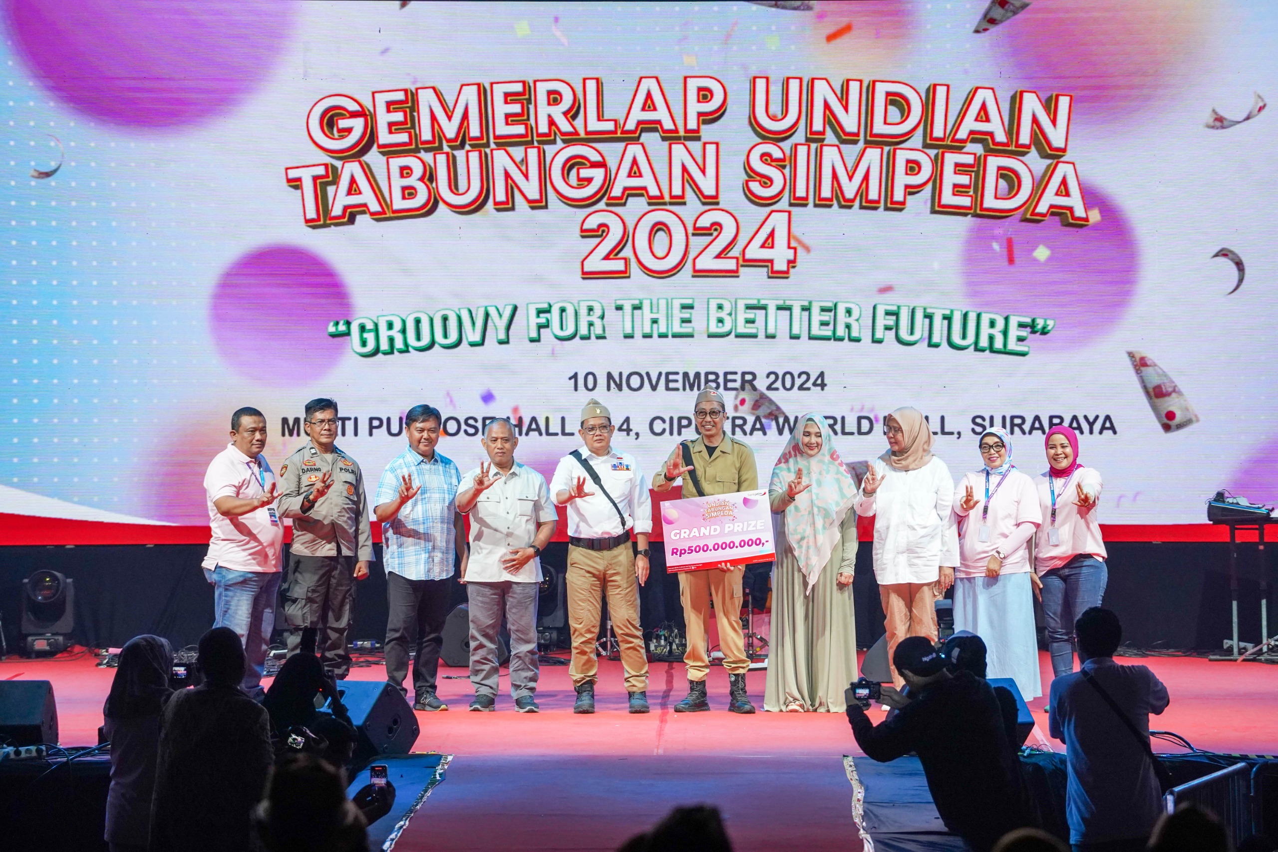 Undian Simpeda Bank Jatim 2024 Total Hadiahnya Rp6,65 Miliar