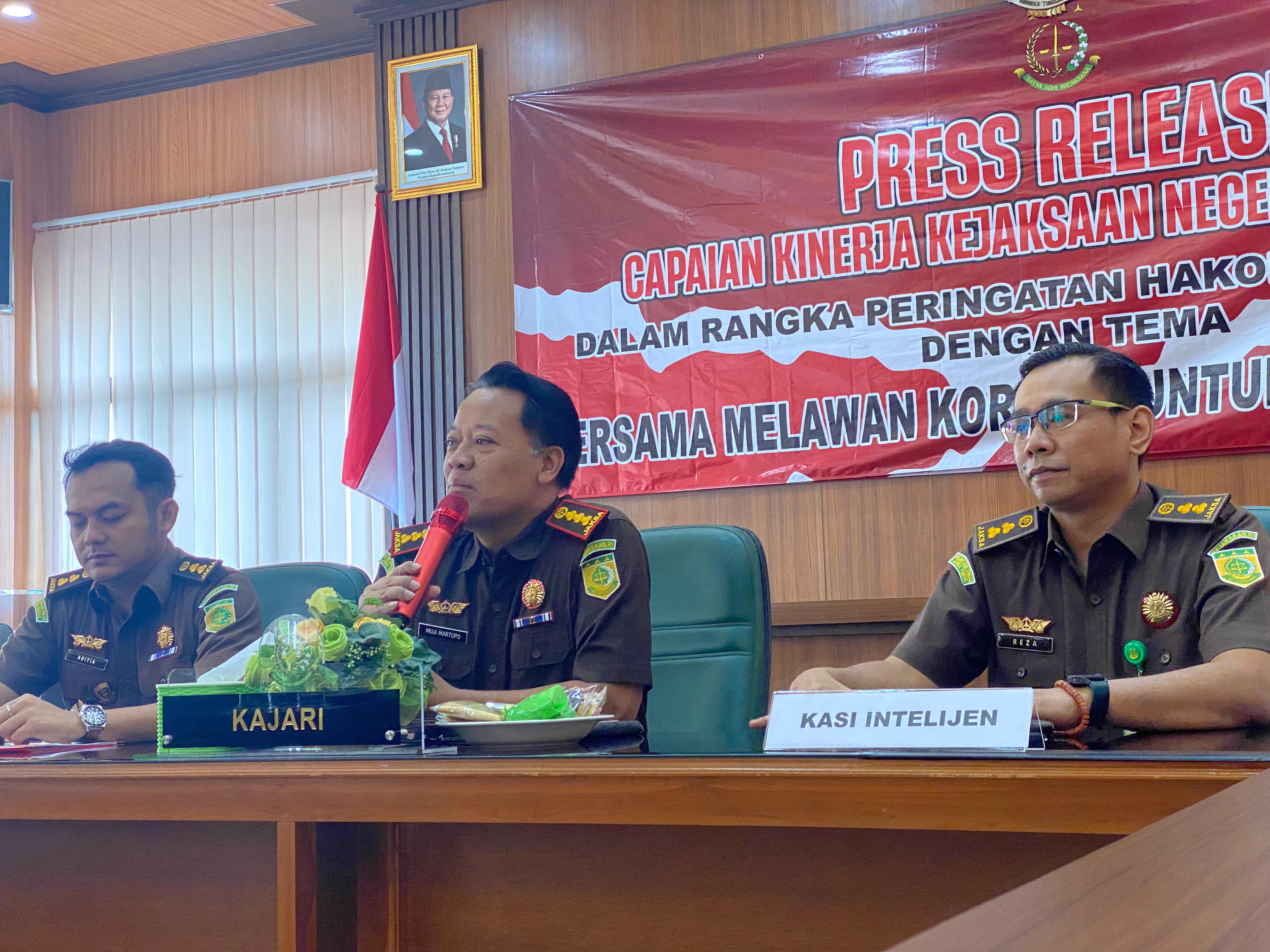 Jelang Akhir Tahun 2024, Kejaksaan Bojonegoro Sampaikan Capaian Kinerjanya