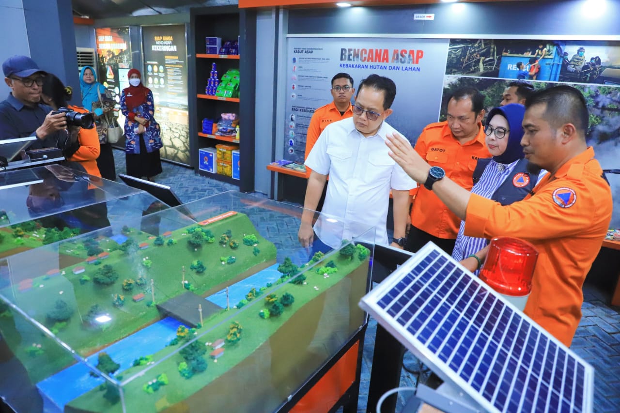 Resmikan Taman Edukasi Bencana BPBD Jatim, Pj. Gubernur Adhy: Mampu Tingkatkan Mitigasi Bencana hingga 70 Persen