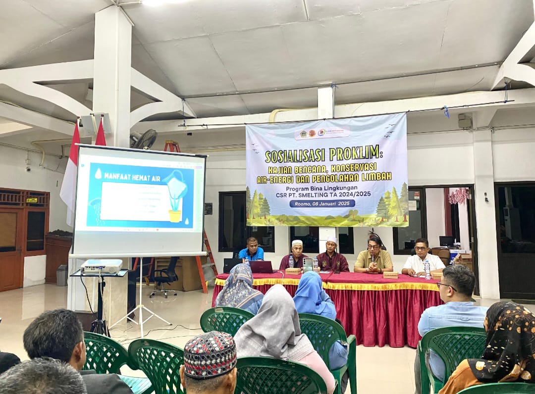 PT Smelting Dorong Desa Roomo Jadi Kampung Proklim, Jawab Tantangan Krisis Iklim