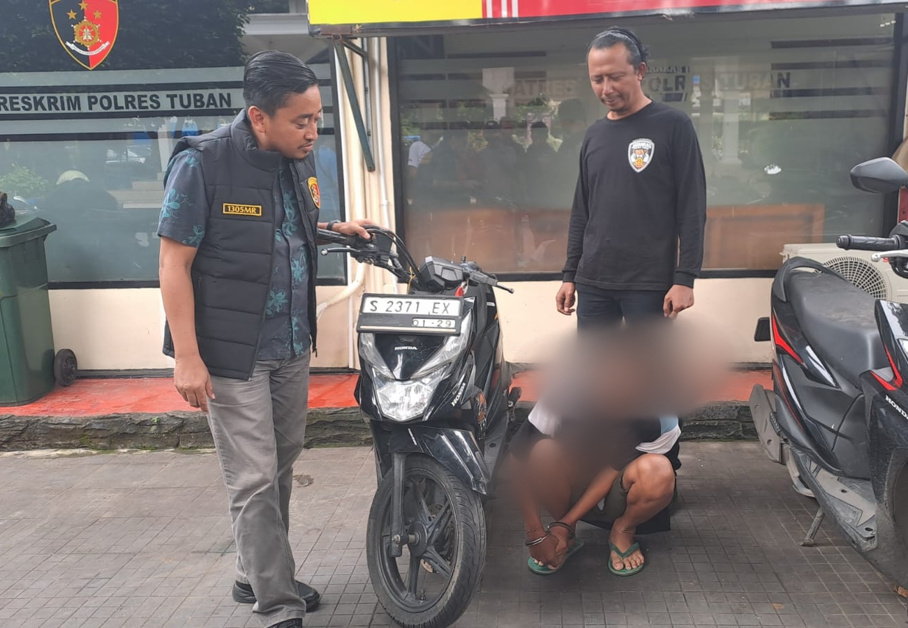 Belajar dari Sosmed, Remaja Blitar Gondol Motor di Tuban