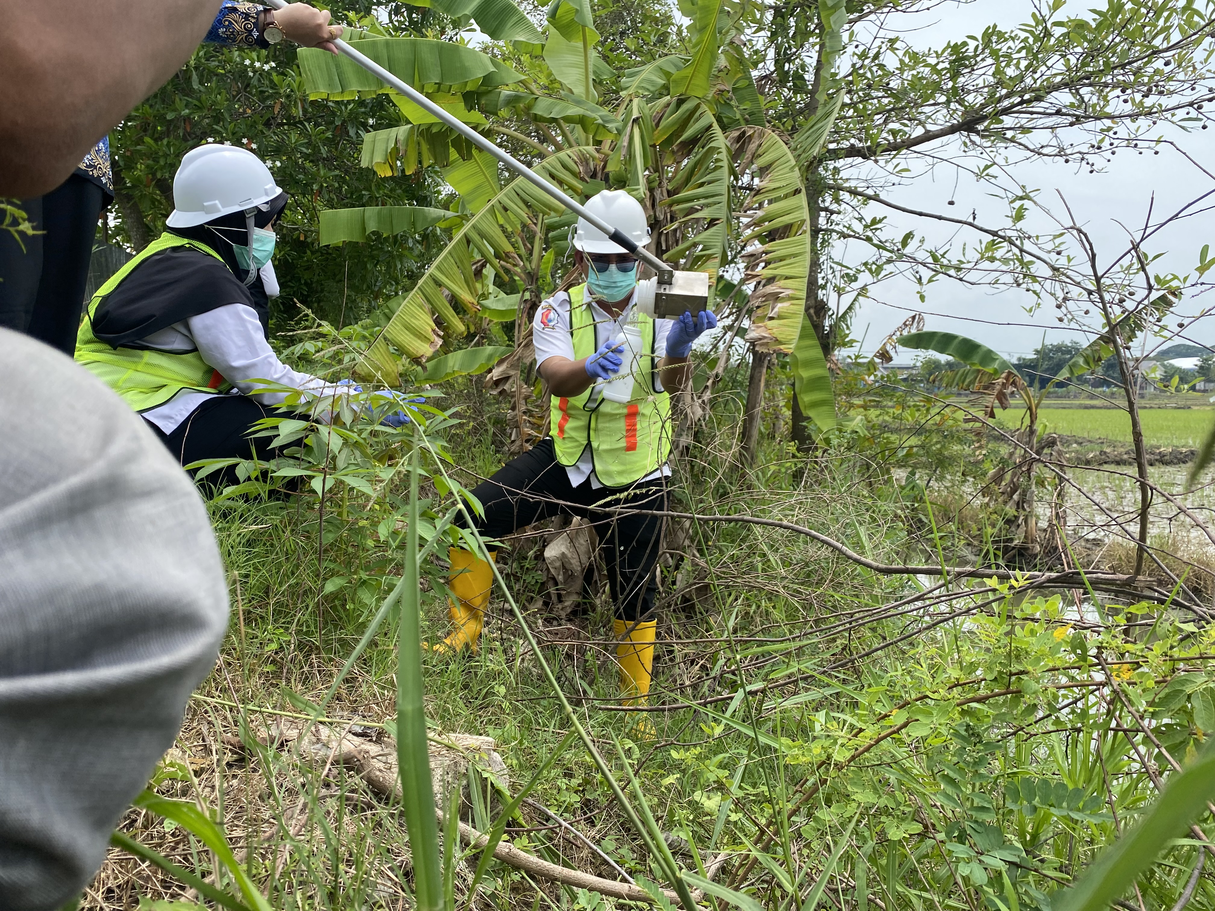 DLH dan Polres Bojonegoro Kembali Lakukan Pengecekan Dugaan Limbah di Perusahaan Migas
