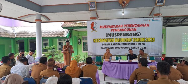 Guna Arah Pembangunan 2026 Lebih Baik, 28 Kecamatan di Bojonegoro Gelar Musrenbang
