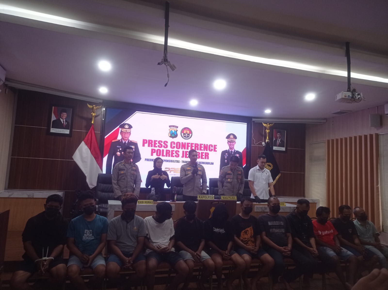 Bikin Resah di Bulan Ramadan Belasan Preman Jember Diringkus Polisi, Satu Diantaranya Pemeras