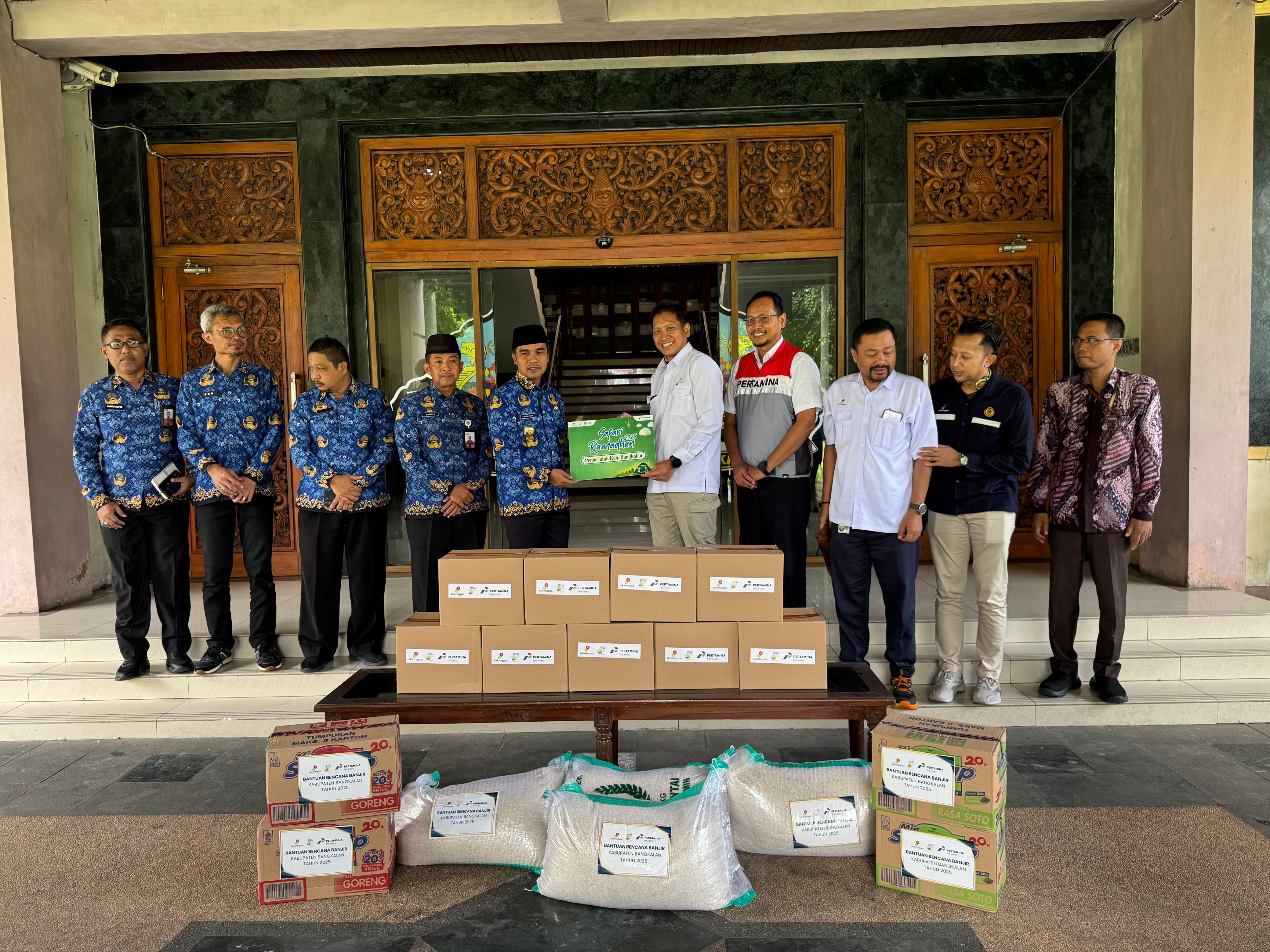 Safari Ramadan, SKK Migas dan PHE WMO Eratkan Sinergi dengan Bupati Bangkalan