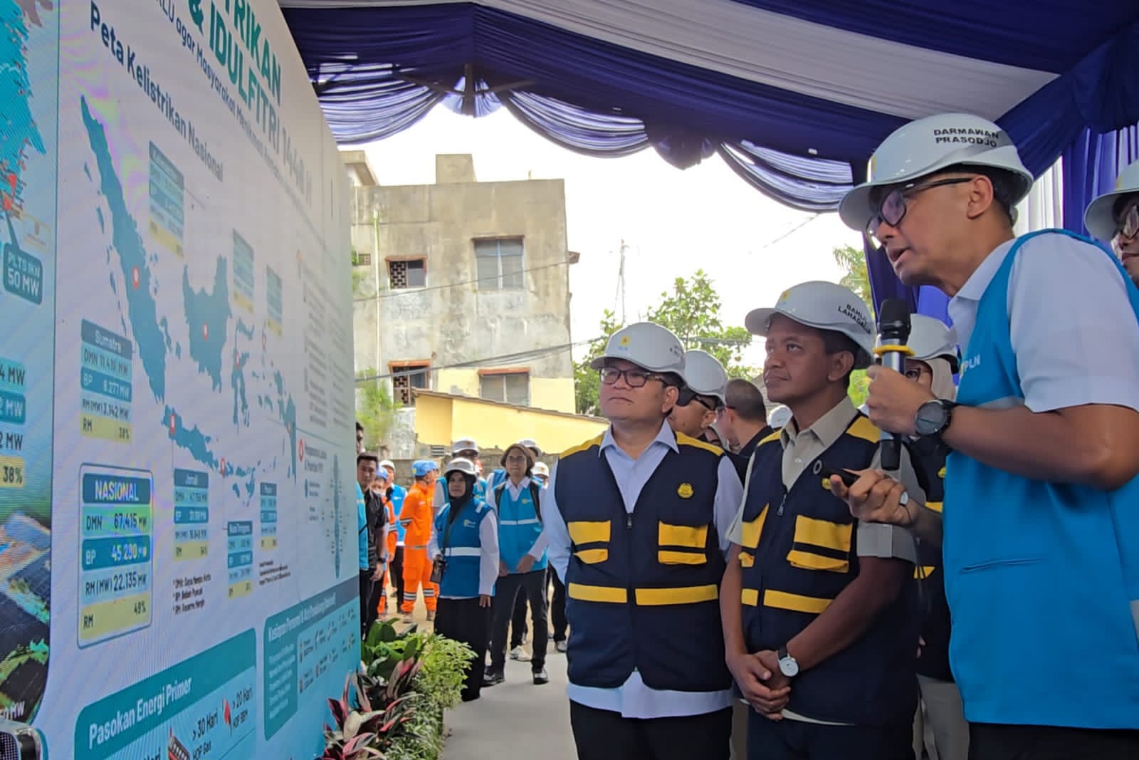 Lawatan ke Banjarmasin, Menteri Bahlil Pastikan Listrik PLN Aman Layani Idulfitri 1446 H