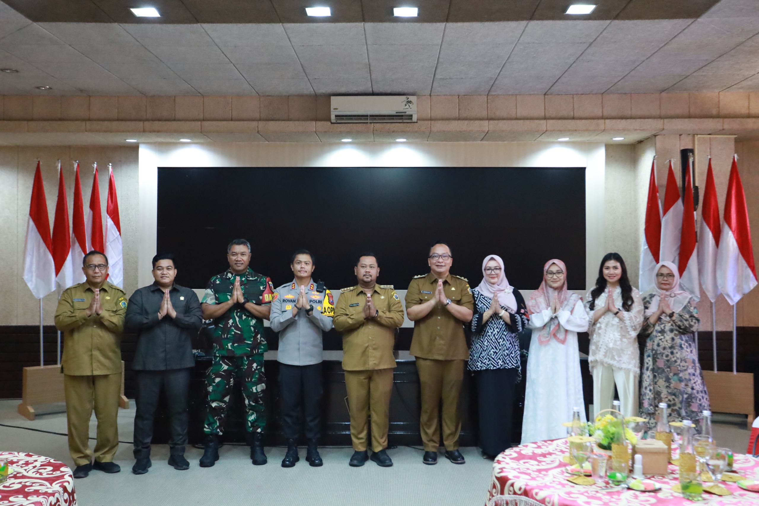 Halal Bihalal Forkopimda Gresik, Kapolres Tegaskan Komitmen Sinergi antar Instansi 