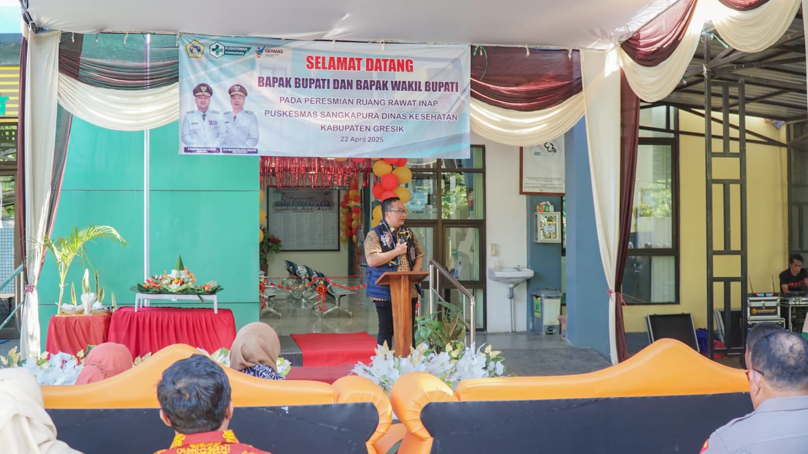 Wabup Gresik Hadirkan Ruang Rawat Inap di Puskesmas Sangkapura di 100 Hari Kerja