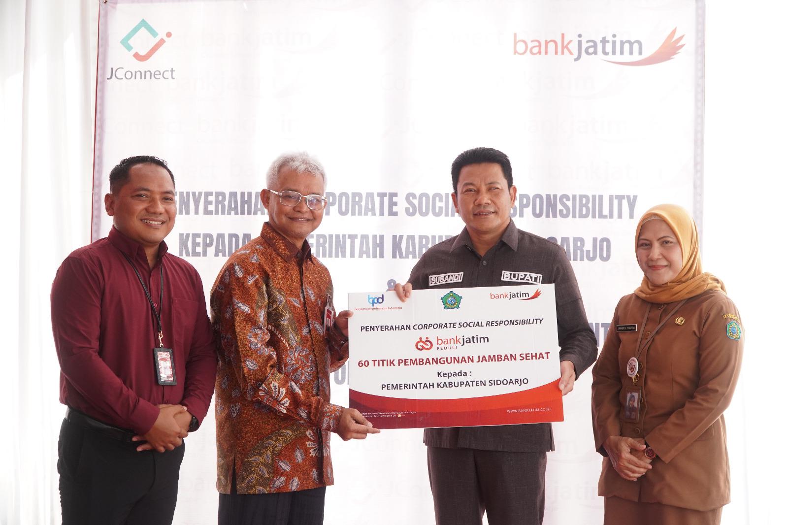 Bank Jatim Serahkan 60 Jamban Sehat untuk Sidoarjo, Dukung Hidup Bersih dan Layak
