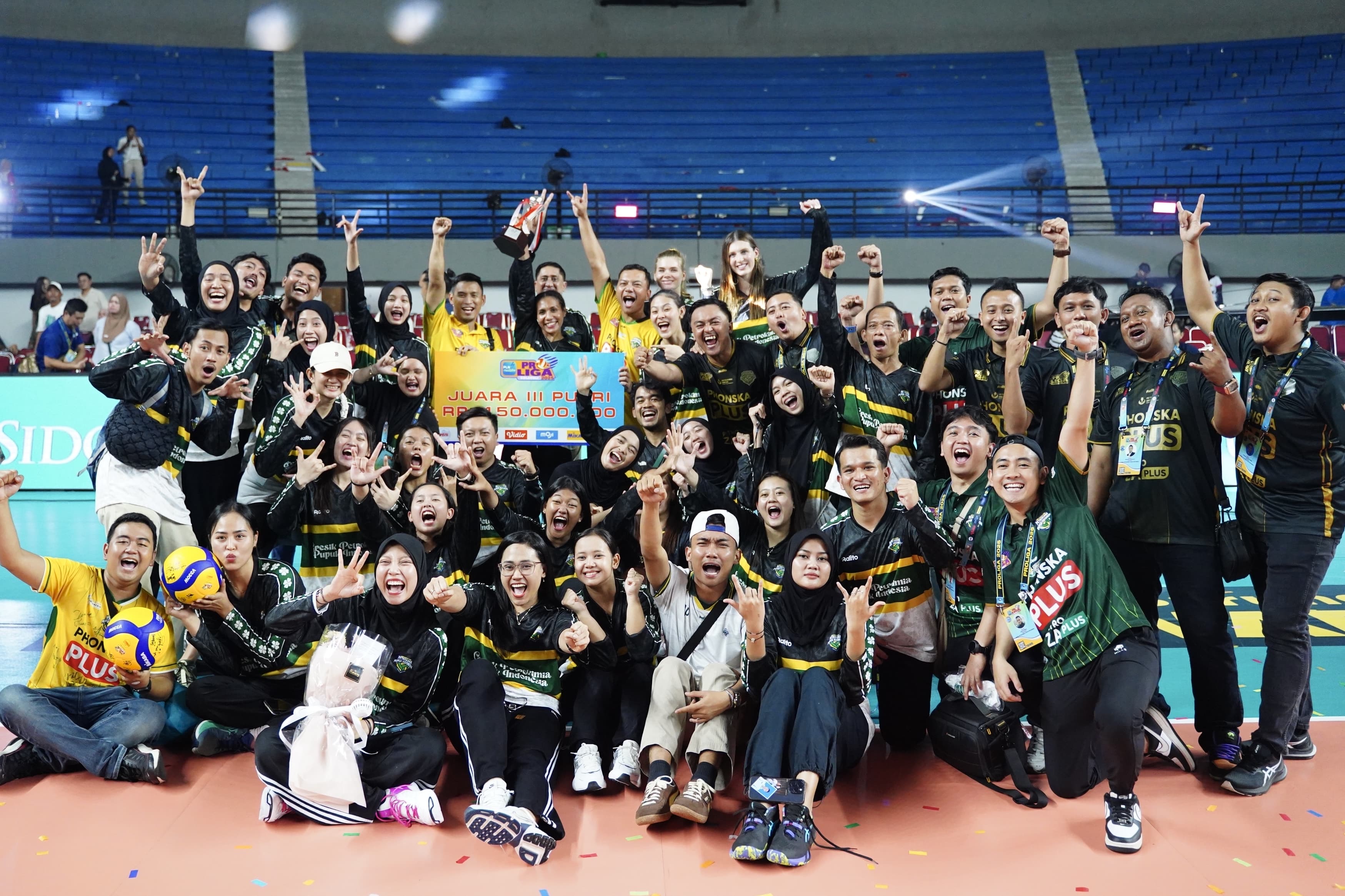 Komitmen Dua Dekade Berbuah Prestasi, GPPI Juara 3 Proliga 2025