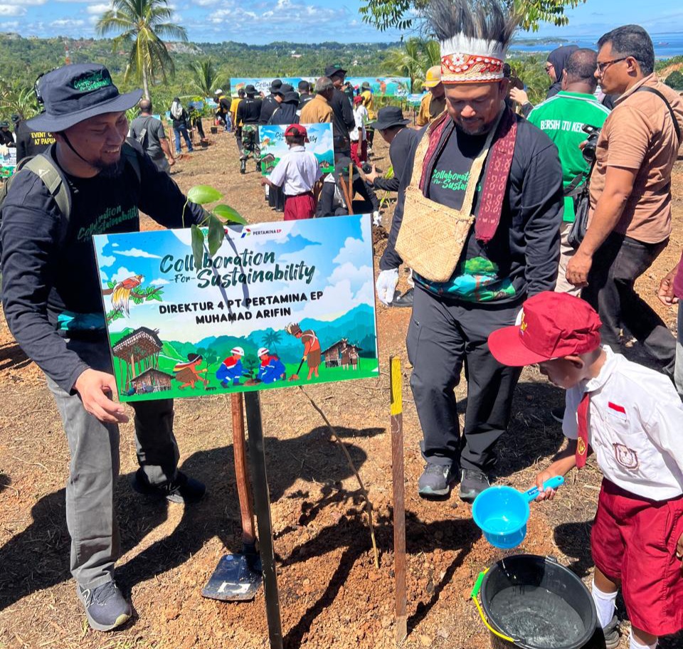 Pertamina EP Papua Field Tanam 110 Ribu Pohon di Sorong